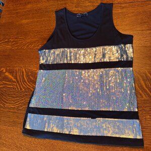 Black Sequin Tank